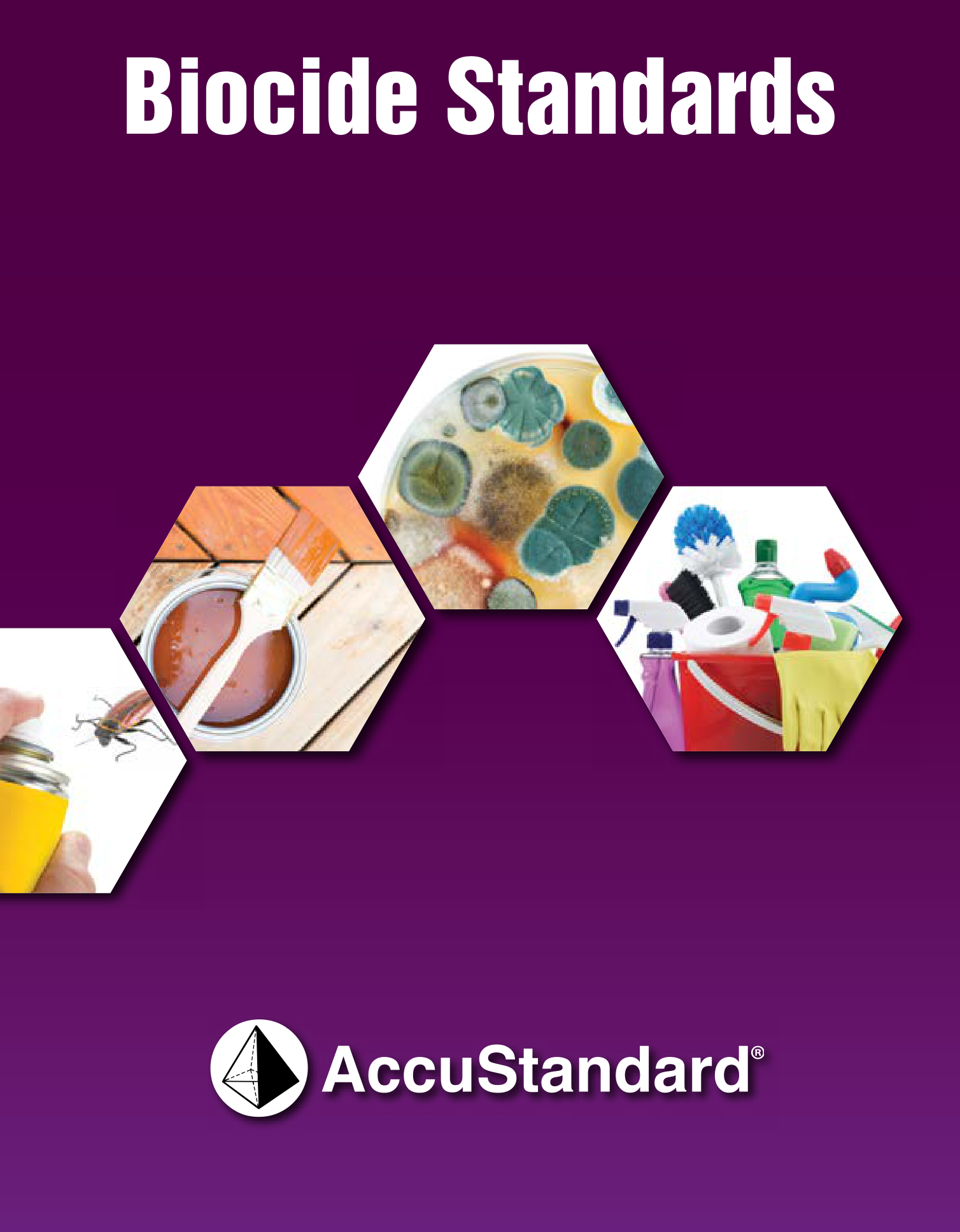 Portada del catálogo de estándares de biocidas AccuStandard